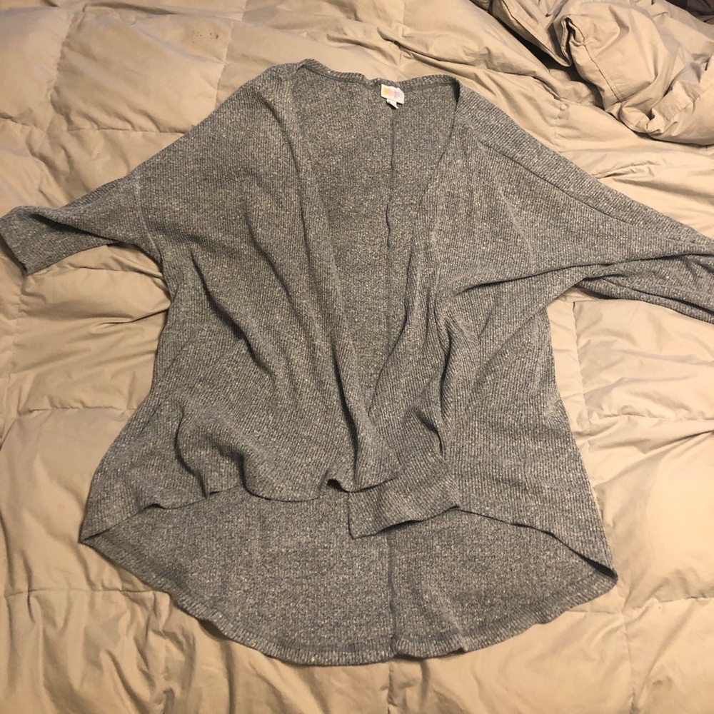 Lularoe size M grey cardigan sweater